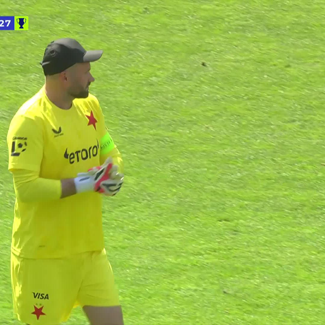 Na titulu Slavie má podíl také Ondřej Kolář! 🙌 Gólman sešívaných vystřídal na poslední půlhodinku Jakuba Markoviče. #OneplaySport | #ChanceLiga