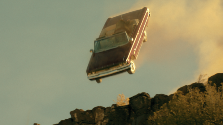 35 years later and Geena Davis is still driving convertibles off a cliff.