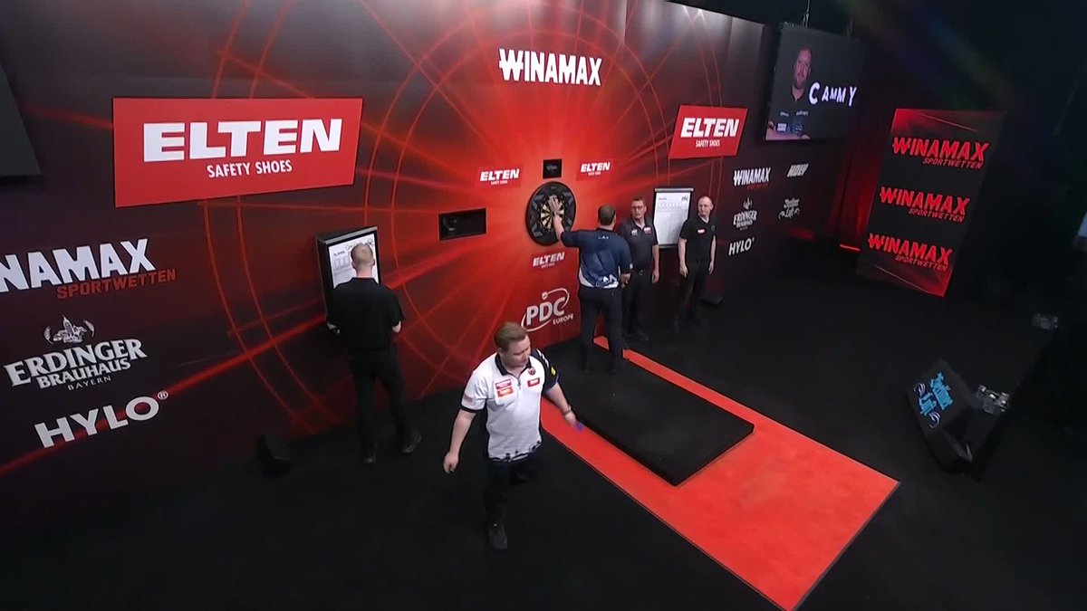 MENZIES INTO THE QUARTERS! Cameron Menzies has booked his place in the quarter-finals in Riesa, as the Scotsman beats German hero Martin Schindler 6-2! 📺 #ET7