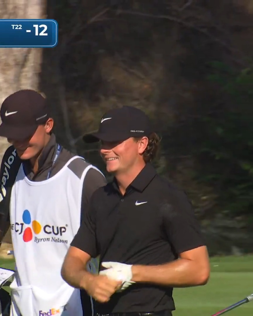155 yards and IN! 💥 Luke Clanton holes it for eagle on his first hole of the day @CJByronNelson. 📺 PGA TOUR LIVE on ESPN+
