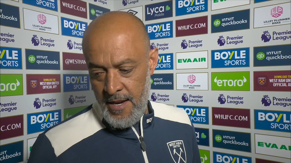 "It's out last chance" "The belief is there" Nuno Espirito Santo ahead of West Ham's must-win final game of the season ⚒️