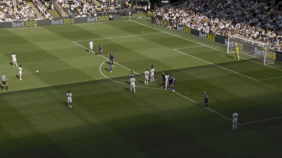 Lift-off at Craven Cottage on the final day! Diop is quickest to react to give the hosts the lead ⚪