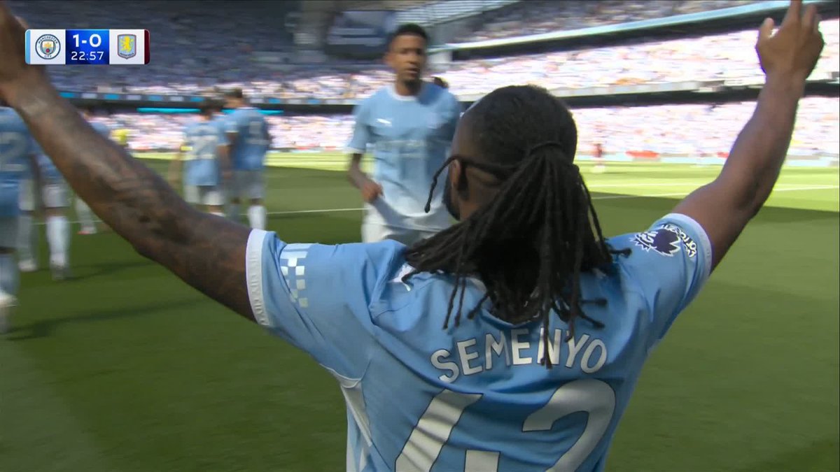 Antoine Semenyo opens the scoring for Manchester City! 🎯