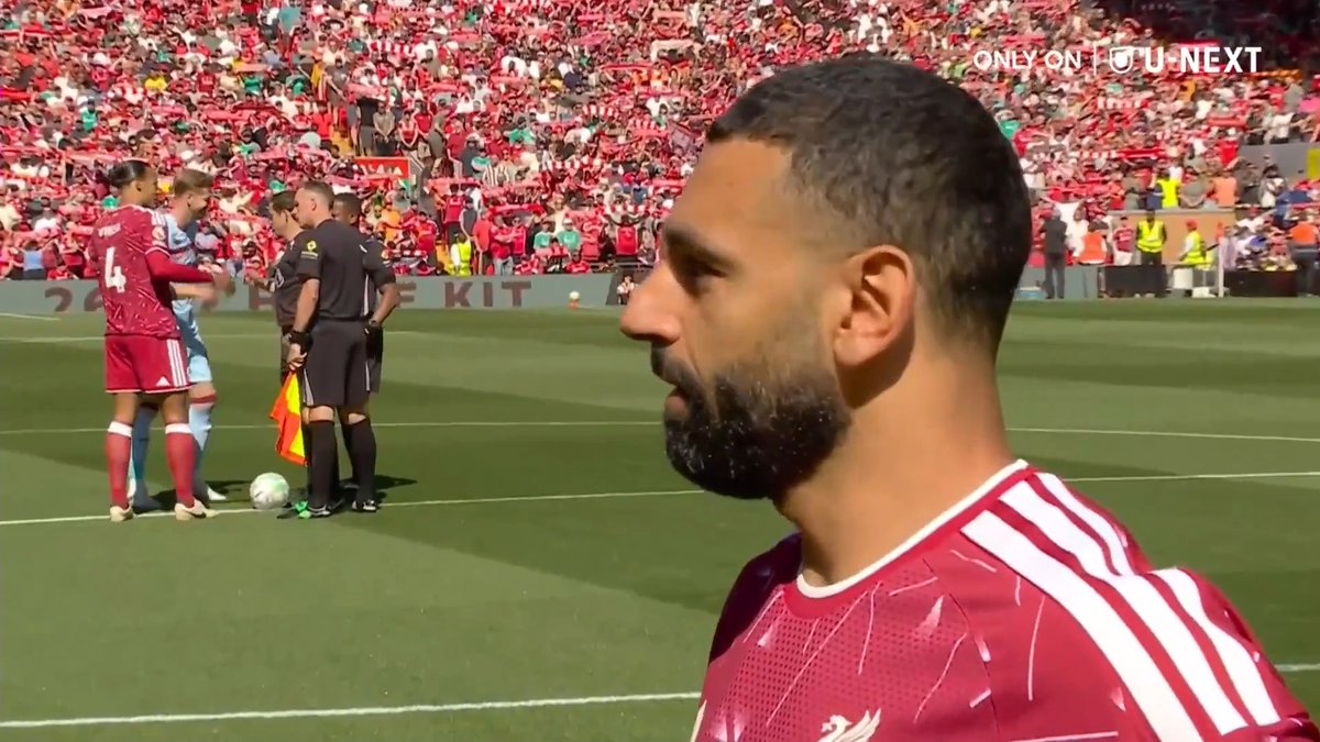 サラーとロバートソンへの感謝を込めてアンフィールドに響き渡る「You’ll Never Walk Alone」🏴🔥 🎥U-NEXTフットボール