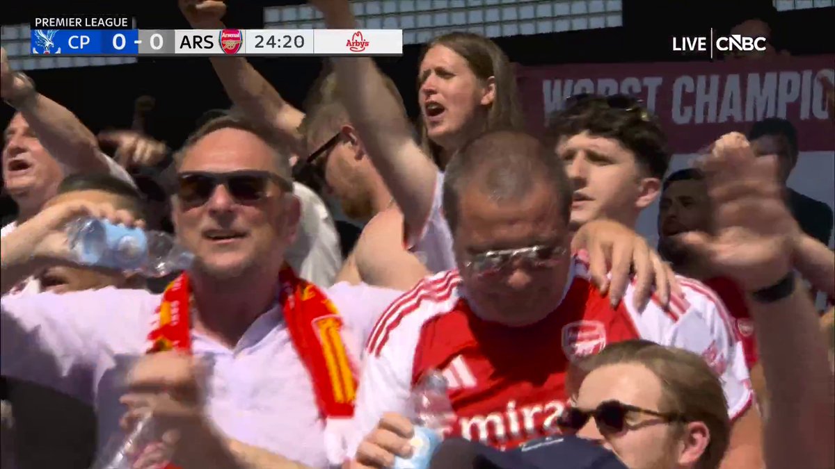 Arsenal fans kept receipts and are loving their payback 😭