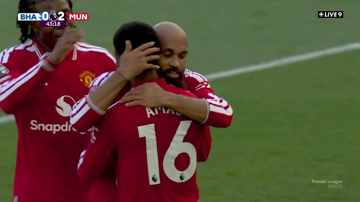 #PL 🏴 : Mbeumo 🇨🇲 marque sur une belle combinaison avec Mount et Amad Diallo 🇨🇮 🤝 Man United se régale face aux Seagulls 💥