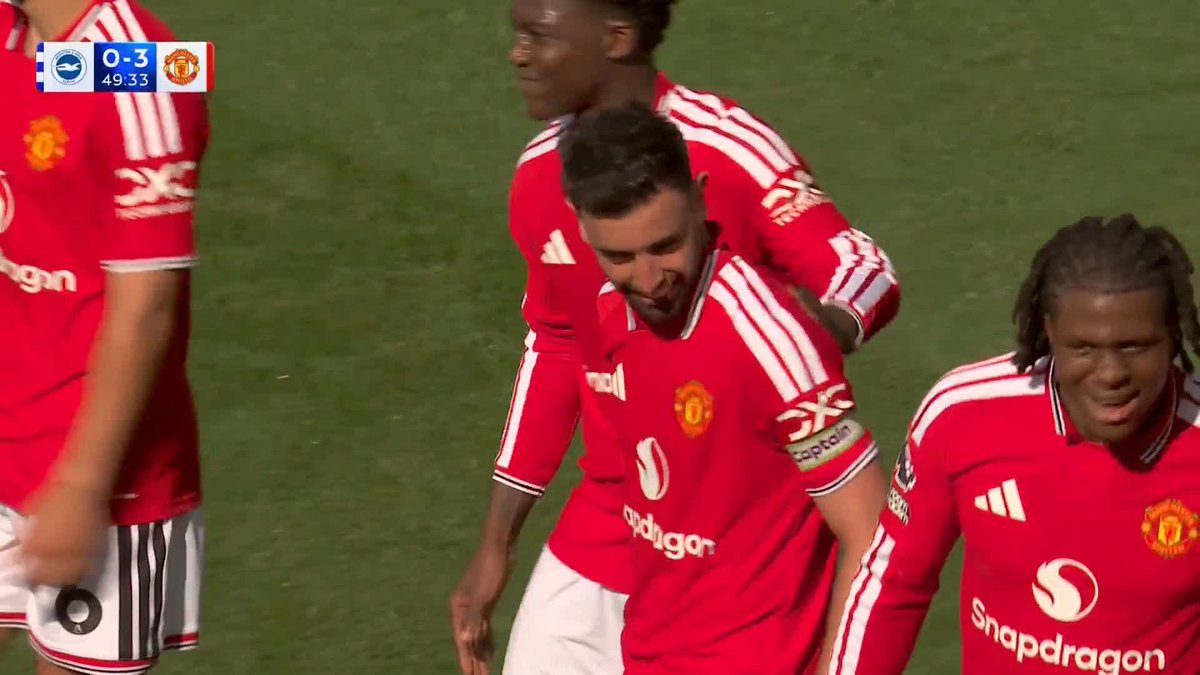 The goal stands! A wonderful finish from Bruno Fernandes ๐ช
