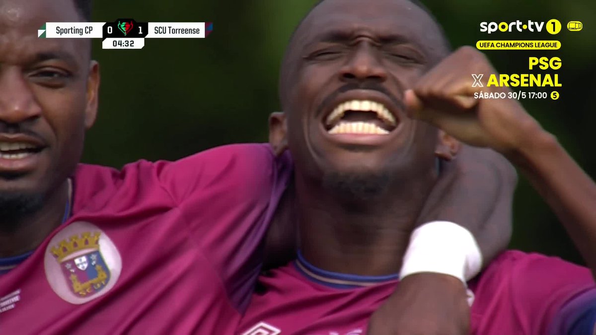 Zohi adianta o SCU Torreense no Jamor 🤯 #sporttvportugal #TAÇAnaSPORTTV #TaçadePortugal #SportingCP #SCUTorreense