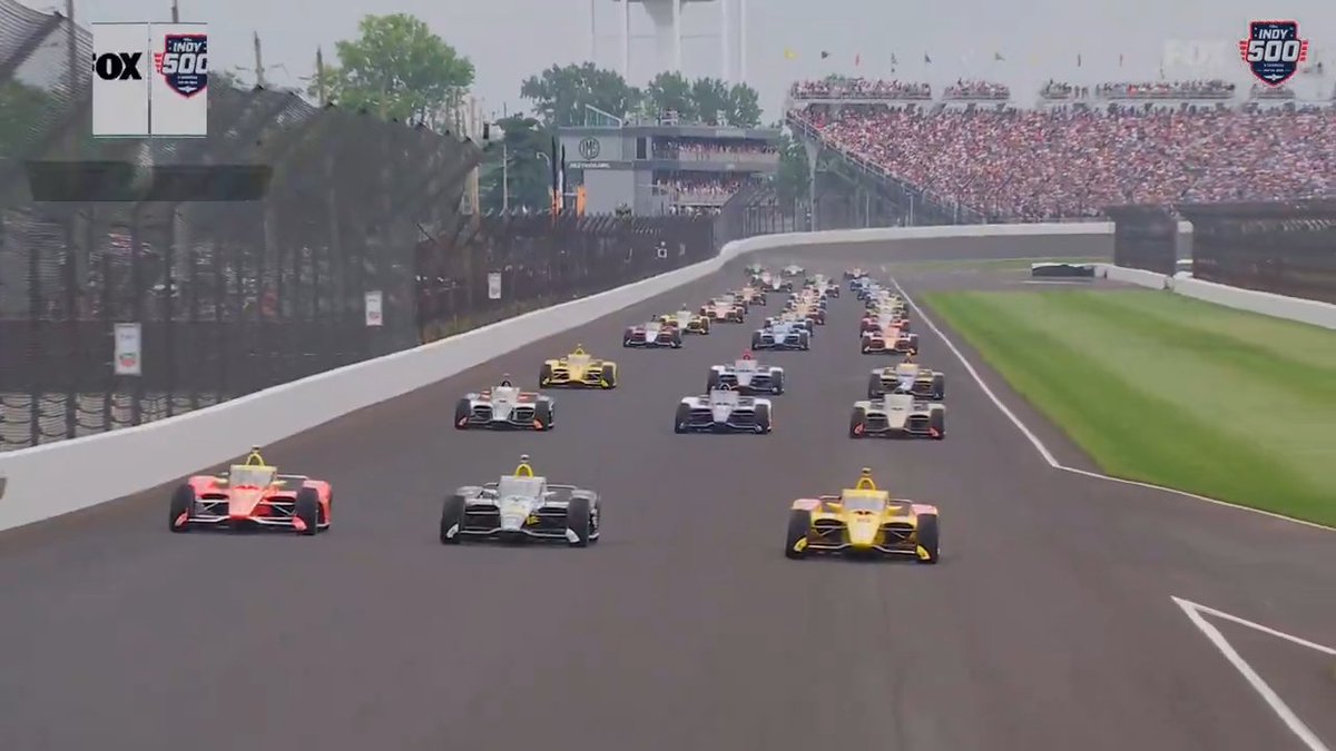 The #Indy500 is GREEN on FOX and FOX One!