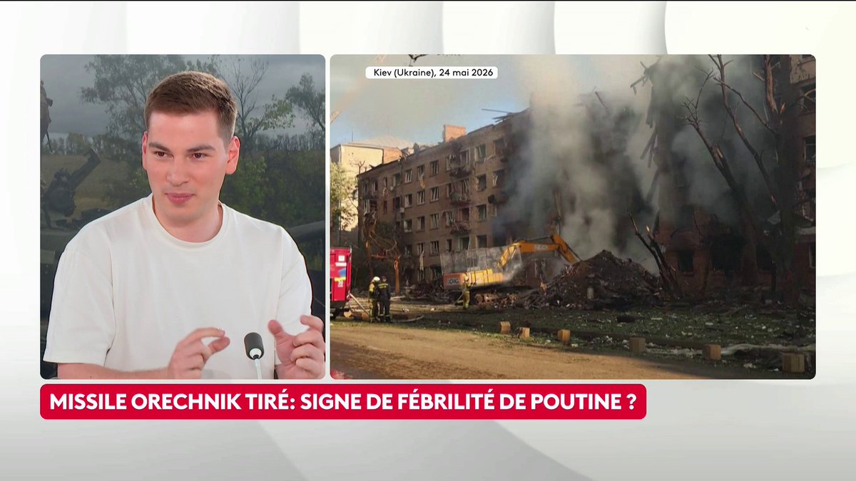 🔴 Ukraine-Russie : "La Russie encaisse désormais des frappes quotidiennes sur son sol et, militairement, elle n’avance plus", observe Cyrille Amoursky qui évoque même "un véritable essoufflement du côté russe". #ToutEstPolitique #canal16