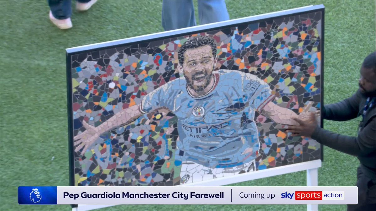 Preparations begin for Pep Guardiola's farewell at the Ethiad Stadium 👋