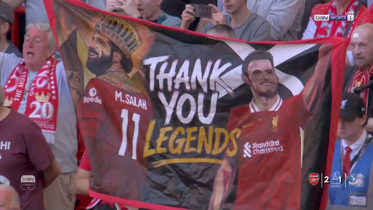 جماهير ليفربول تودع محمد صلاح وأندي روبرتسون #الدوري_الإنجليزي_الممتاز #PremierLeage