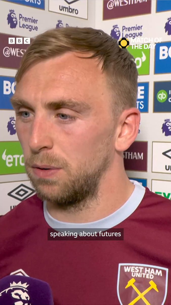 "My vision is getting this club back in the Premier League." 😤 West Ham captain Jarrod Bowen says it hurts to see the club relegated to the Championship for the first time in 16 years ⬇️