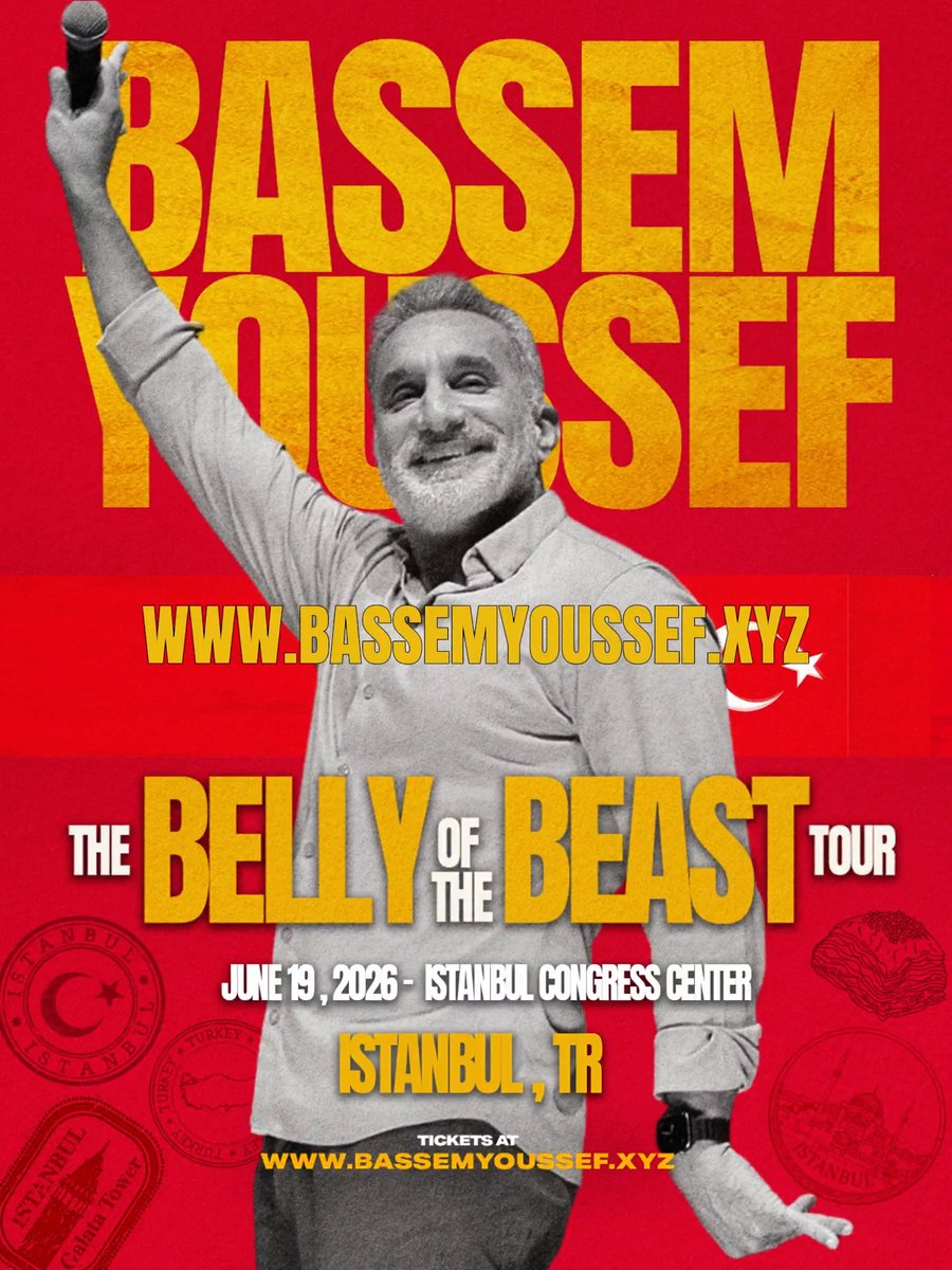 Istanbul, the Belly of the Beast Tour is coming to the Istanbul Congress Center on Friday, June 19th Don't worry, the show is in English Buy your tickets Shoutout to @saraladdin &amp; @cereninceee for trying to save my terrible accent in this video