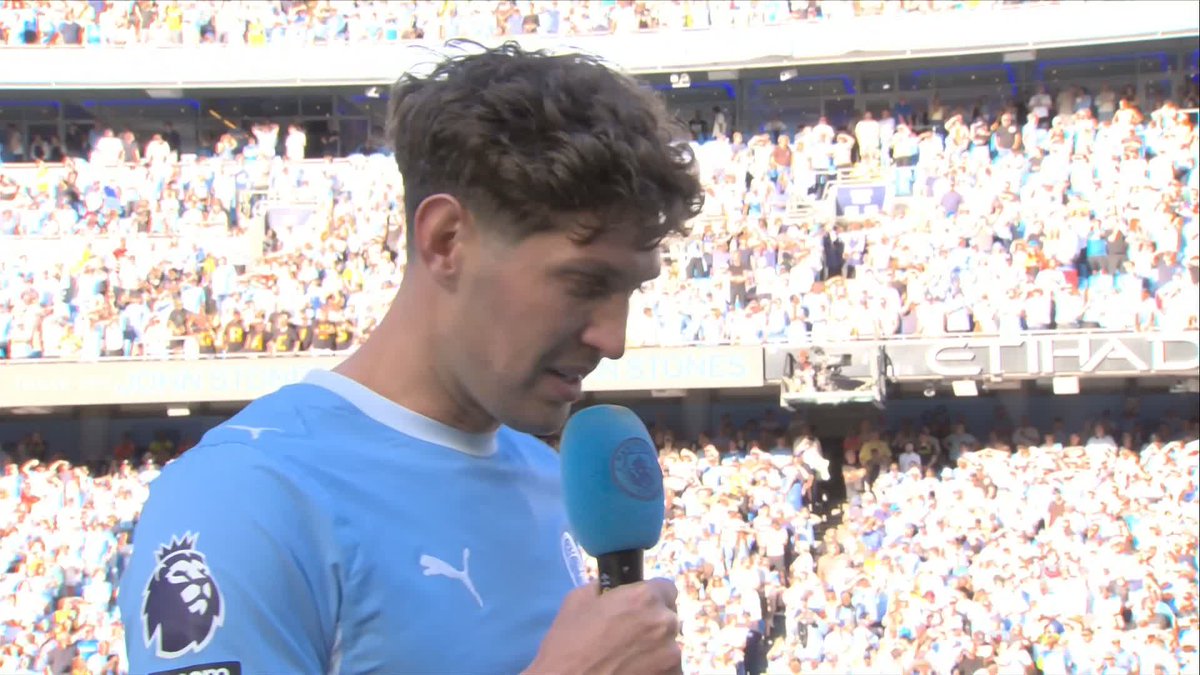 "I can't express the gratitude that I feel" John Stones thanks Manchester City fans in an emotional farewell 🩵