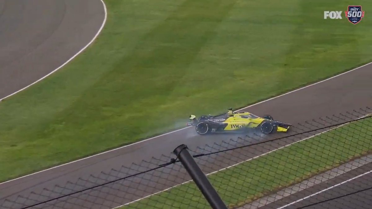 Will Power goes for a spin.