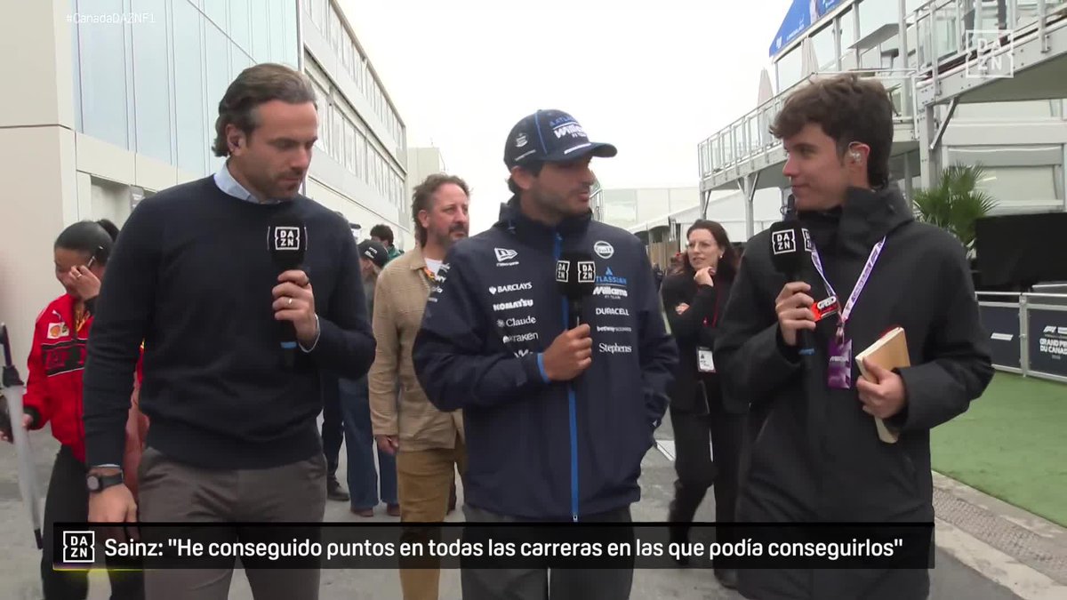 🗣️ Carlos Sainz: "A nivel personal, no me quejo. He hecho un inicio de temporada muy fuerte" #CanadaDAZNF1 🇨🇦