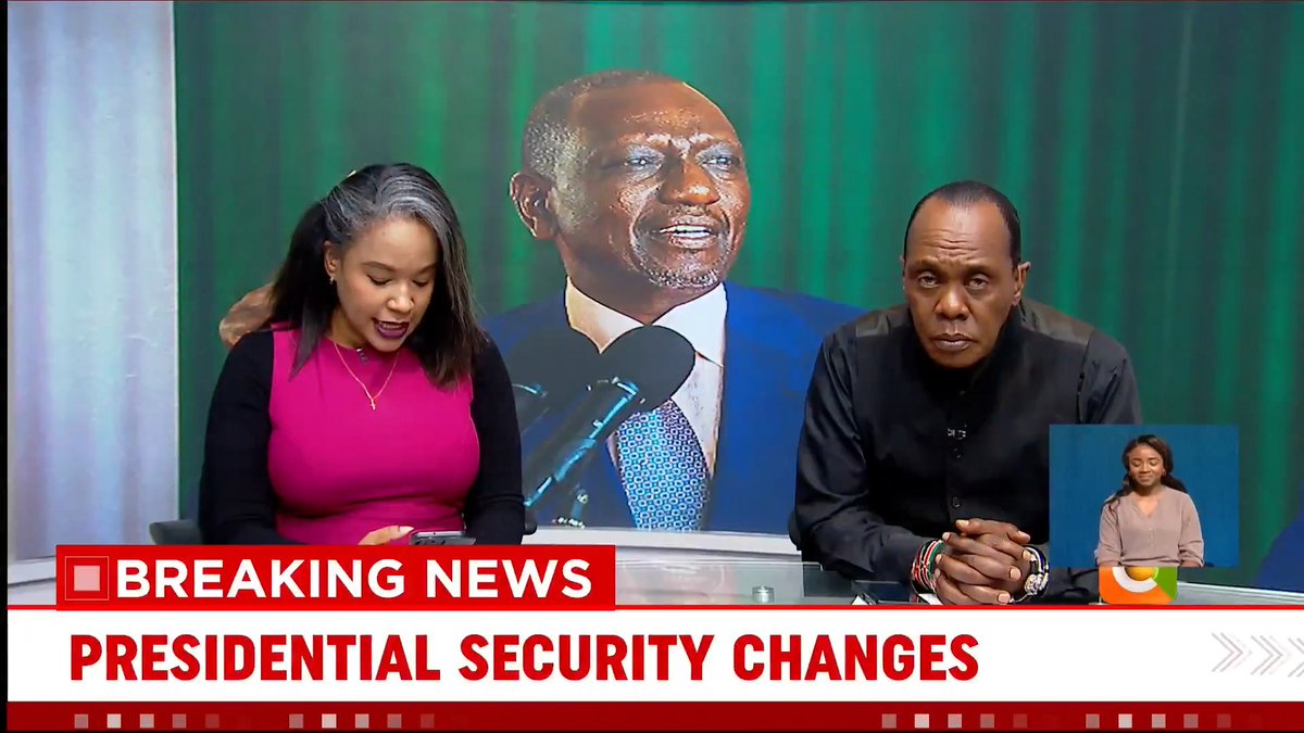 BREAKING: Presidential Security Changes William Sawe appointed Presidential Escort Commander Noah Miyo redeployed to Vigilance House #CitizenSundayLive