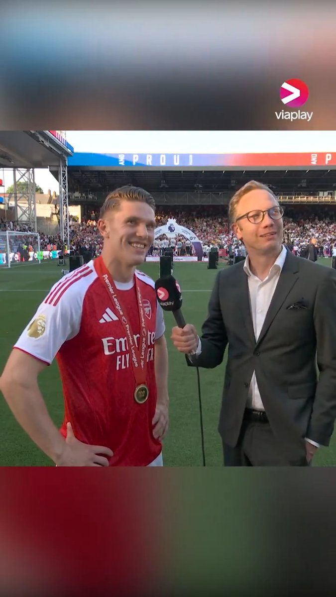 "Jag vill helst tillbaks..." 😅 Viktor Gyökeres efter Premier League-titeln 🏆