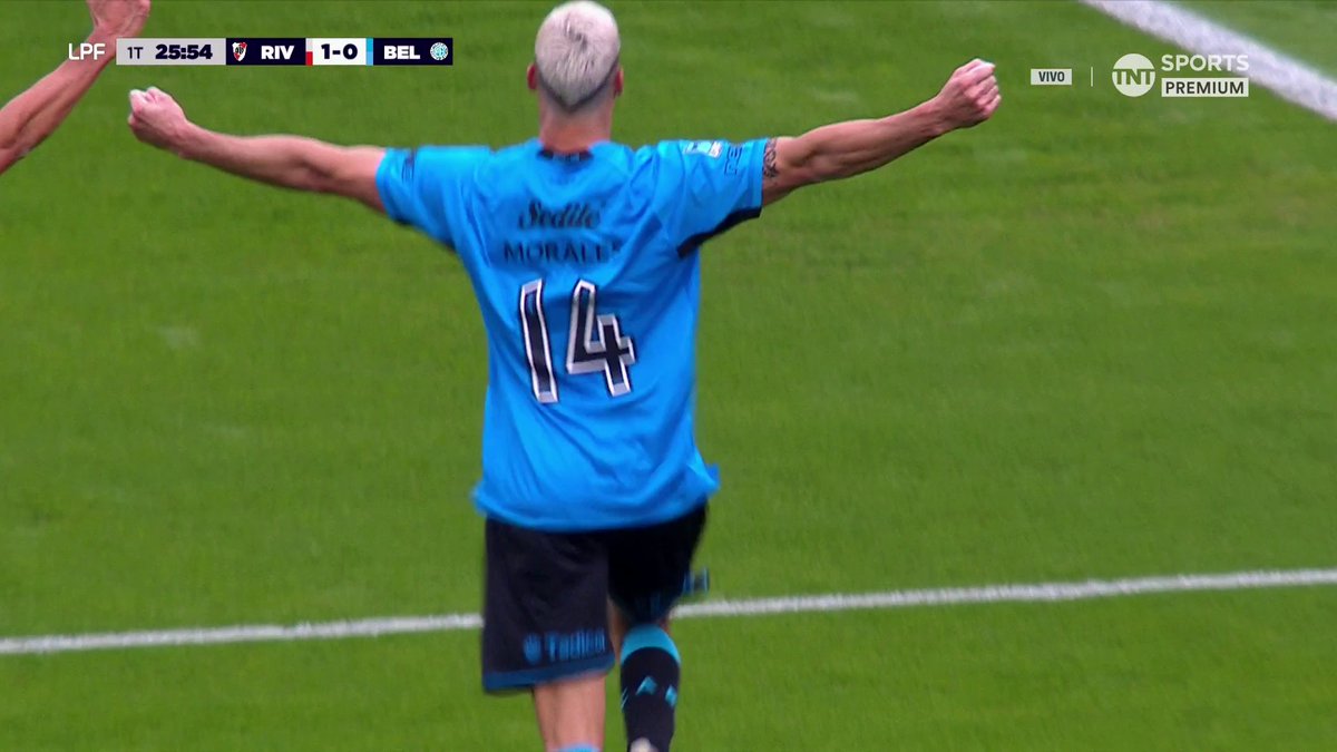 VAMOS BELGRANOOOOOOO 🏴‍☠️ ⚽ Leo Morales lo empató a los 26´ del primer tiempo.