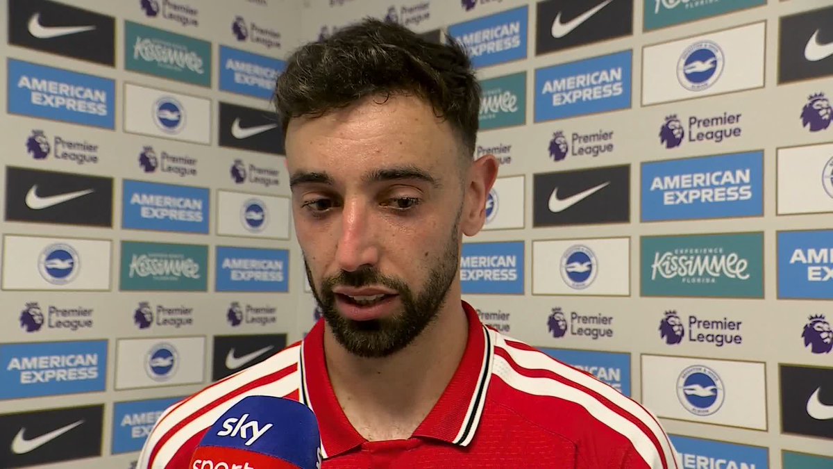 "Two of the greatest in the Premier League" Bruno Fernandes reacts to breaking the all-time record for assists in a Premier League season ✨