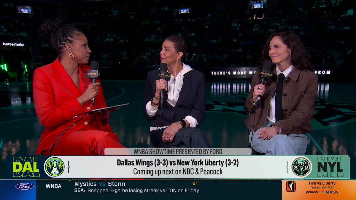 Sabrina Ionescu is BACK for the Liberty! 🙌 📺 Wings-Liberty on NBC and Peacock