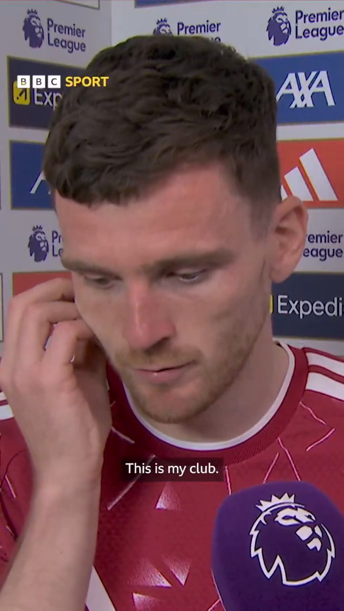 “The reception I got will stay with me for the rest of my life.” ❤️ Andy Robertson shared his final thoughts as a Liverpool player, reflecting on a special send-off from the club and supporters.