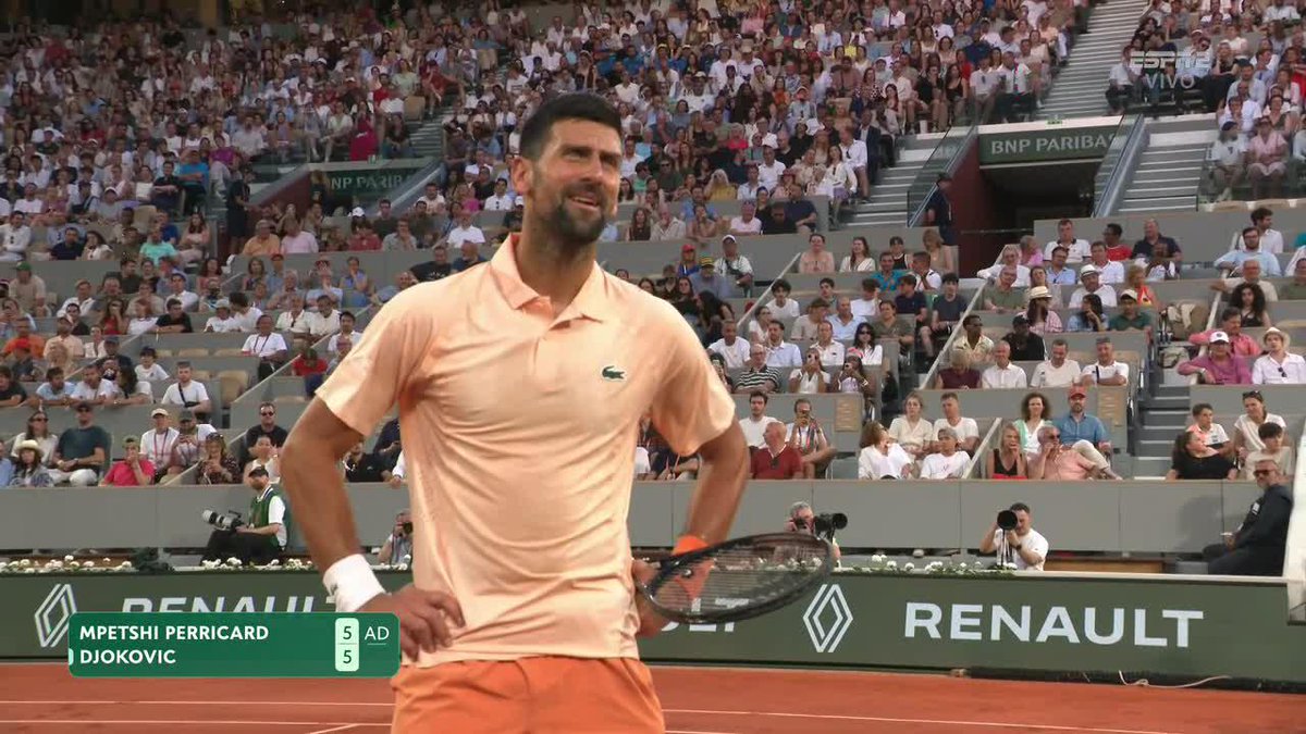 🤐 ¿En serio algunos espectadores franceses abuchearon a Novak Djokovic? Qué falta de respeto...