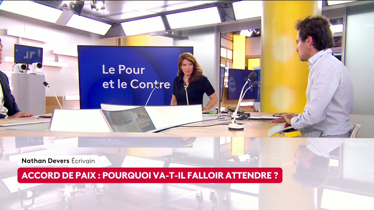 🔴 Iran-États-Unis : "Emmanuel Macron m'a dit : Trump est un homme qui aime les deals et il reviendra toujours à la logique de l’accord", rapporte Nathan Devers, évoquant un échange avec le président quelques jours avant le déclenchement de la guerre. #LePourEtLeContre #canal16