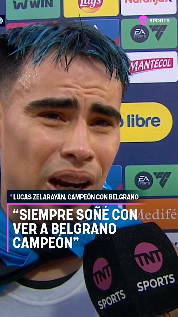 "LO FUIMOS A BUSCAR PORQUE TENEMOS CORAZÓN" La palabra de Lucas Zelarayán tras ganar el primer título en la historia de Belgrano en Primera División. #LPFXTNTSPORTS