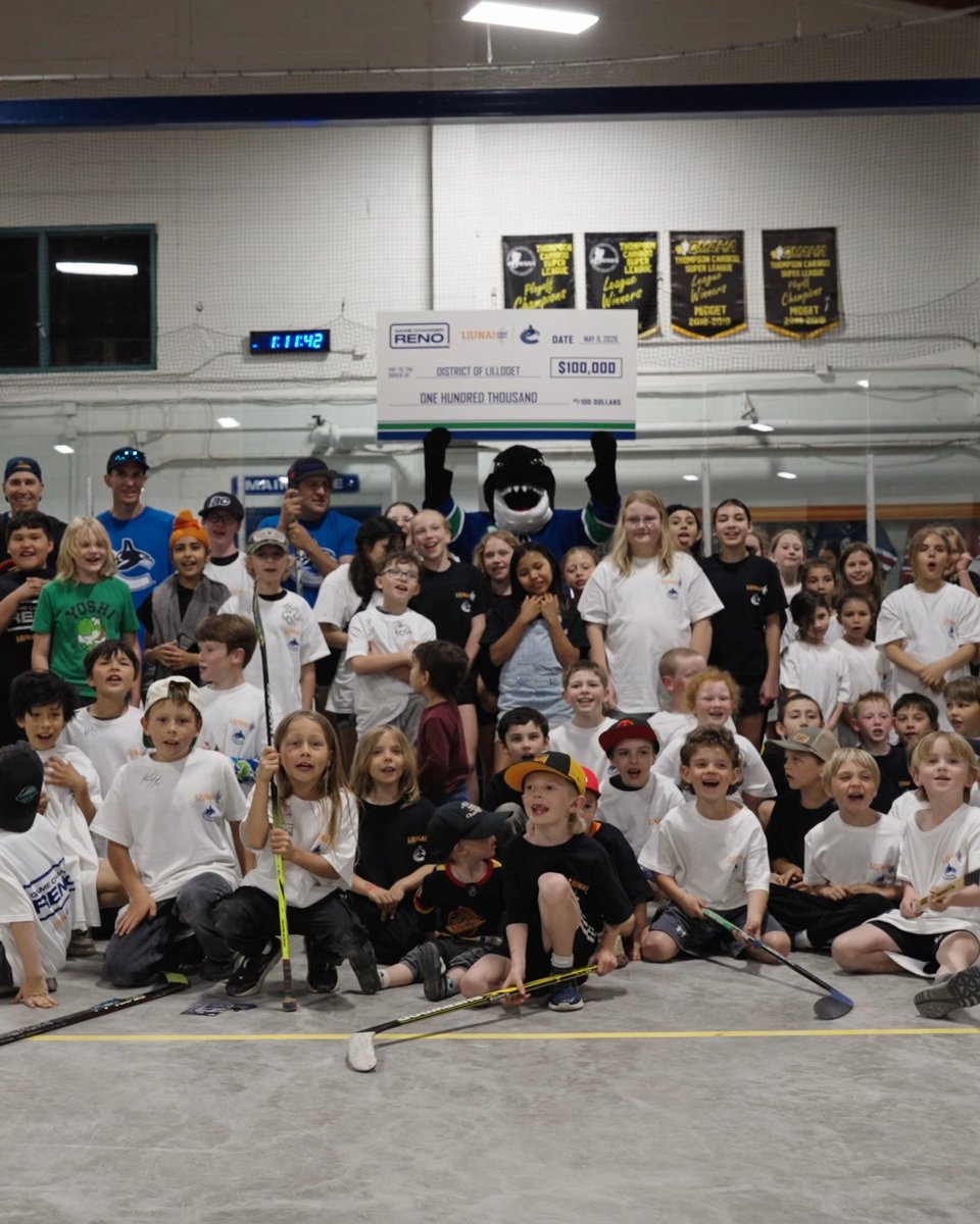 Earlier this month, we travelled to Lillooet, B.C. with LiUNA! Local 1611 to celebrate the Lillooet REC Centre being named this year’s Game Changer Reno winner. 🏒 For nearly 40 years, the REC Centre has been at the heart of Lillooet's community, and we’re proud to support its future with a $100,000 investment toward upgrades and revitalization efforts!