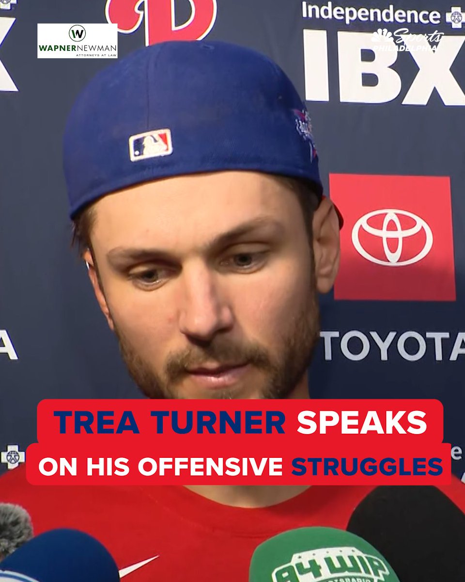 Trea Turner discusses what’s been behind his recent offensive struggles. | Wapner Newman