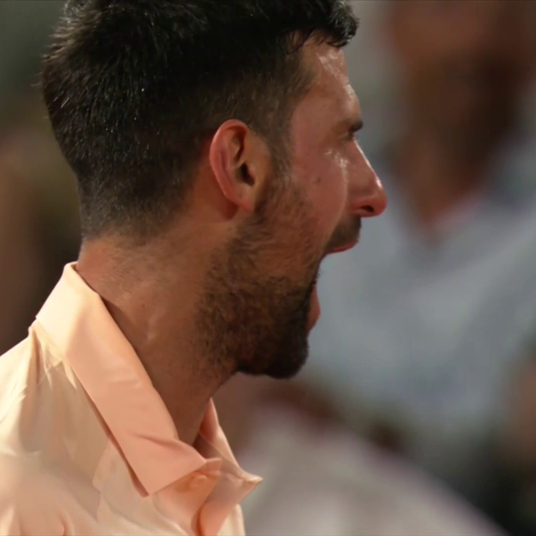 39-year-old and hitting shots like this 🫨 Novak Djokovic 🔥