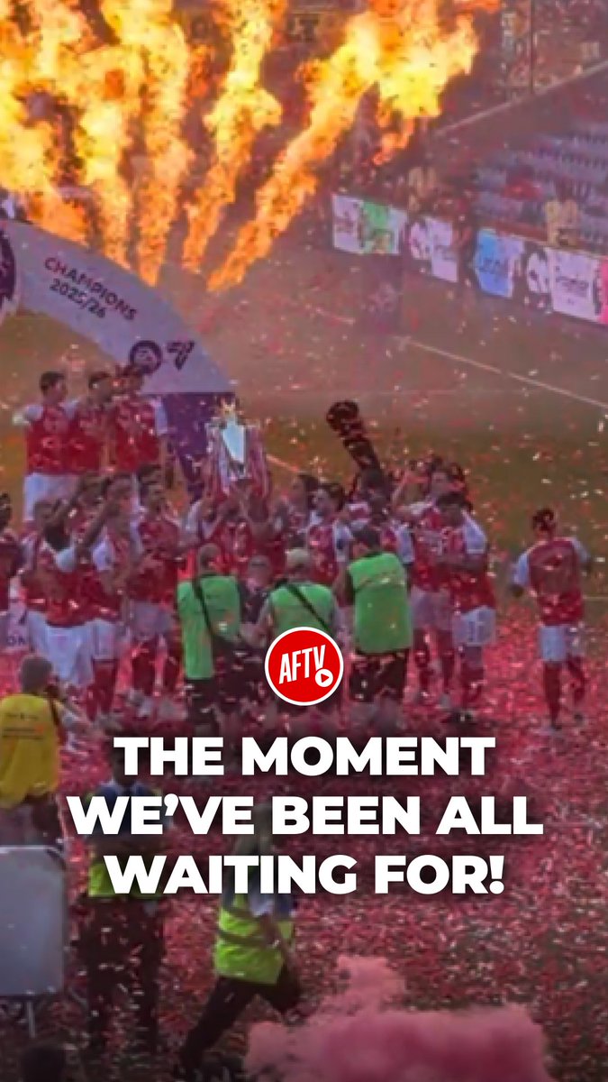 We Have Been Waiting 22 Years For This! 😍 #Arsenal #AFTV #PremierLeague