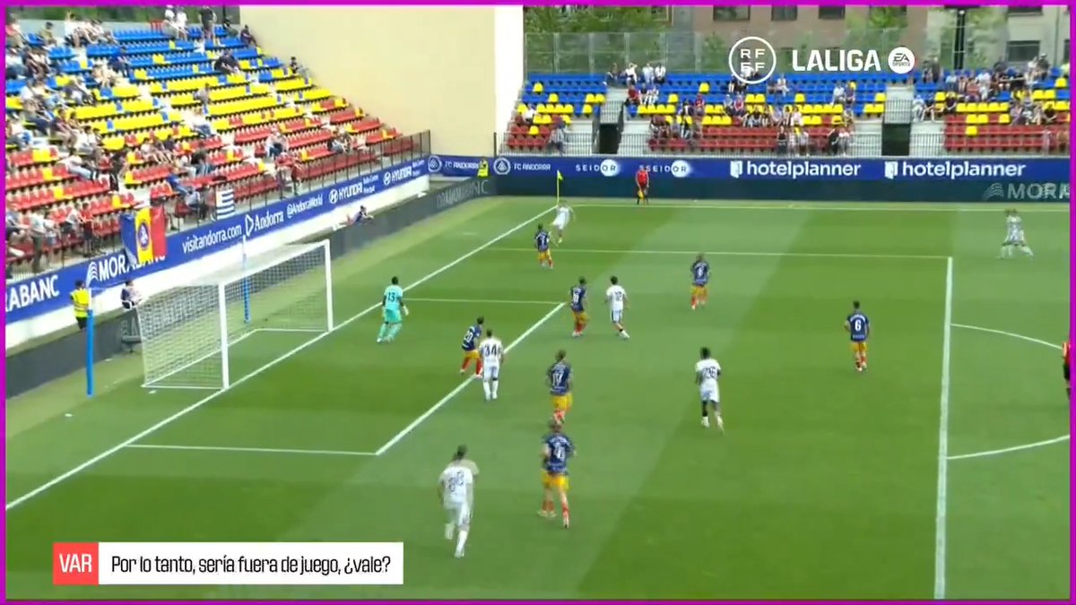 Así fue la actuación del VAR en el #AndorraADCeutaFC.