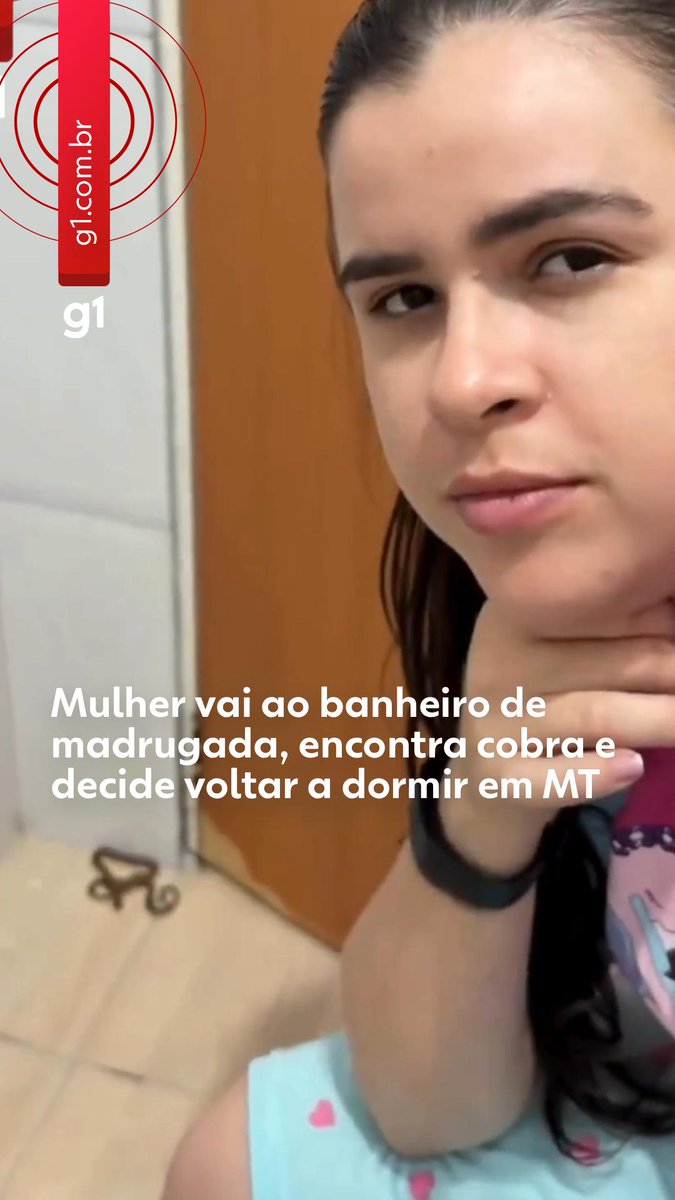 Mulher vai ao banheiro durante a madrugada, encontra cobra e decide voltar a dormir em MT #g1