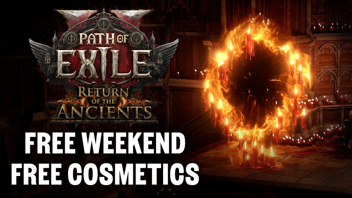 📢 📢 📢 Play Path of Exile 2: Return of the Ancients FREE from May 29 – June 1 PDT! ⚔️ Plus, get the Early Access Supporter Pack at 50% off from May 29 through June 12, including the full game access and 150 in-game points. Learn more:
