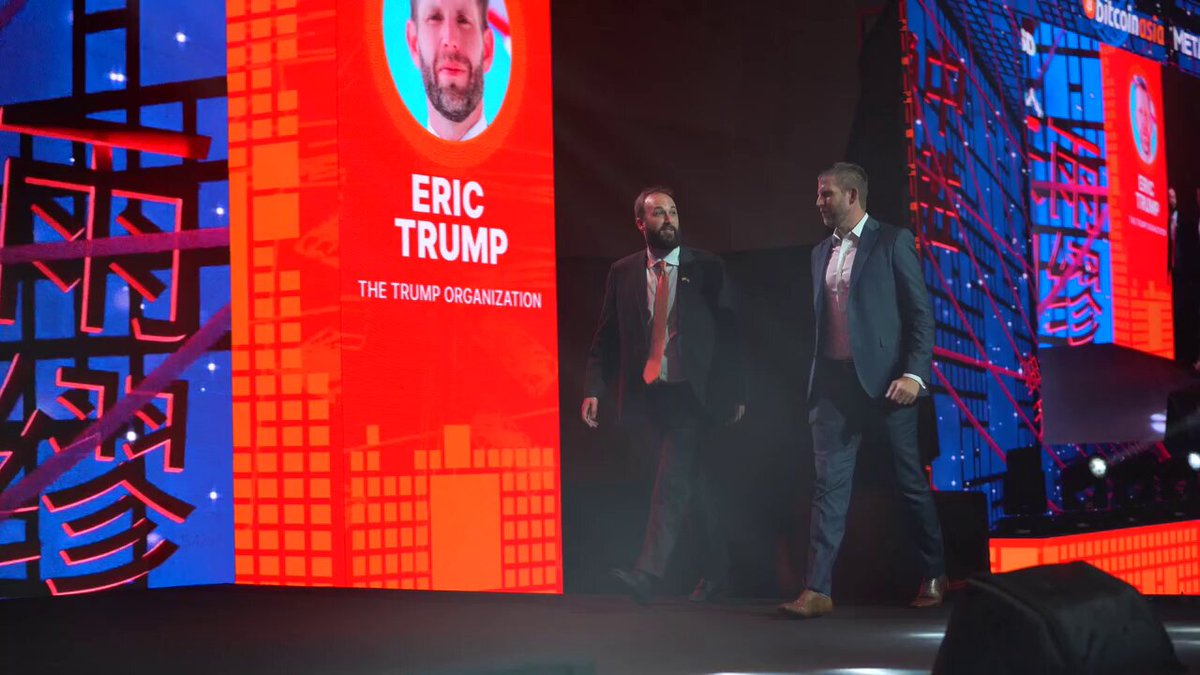 NEVER FORGET WHEN THE CROWD WENT WILD AT BITCOIN ASIA 2025 WHEN DAVID BAILEY &amp; ERIC TRUMP TOOK THE STAGE 🔥 THE ENERGY IS AMAZING 👏