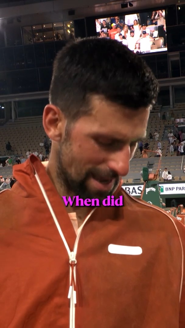 "There was a little inspiration behind it" Novak Djokovic reveals the story behind his special Wolf jacket 👀