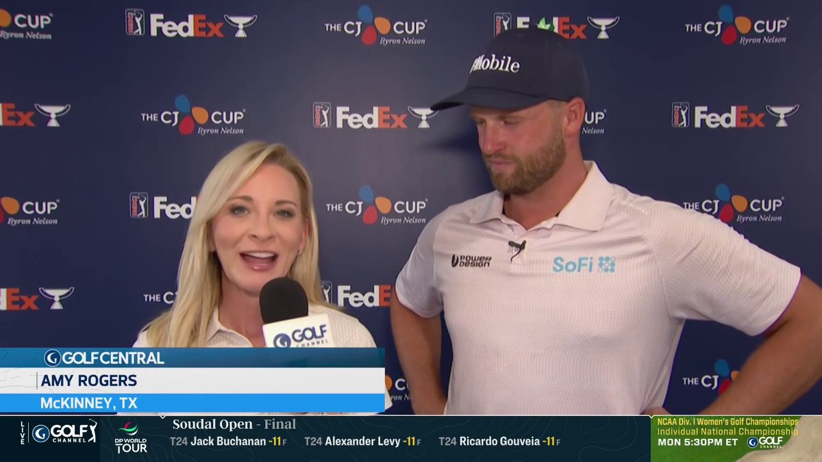 "At this golf course, you just gotta pedal to the metal the whole time, and I did that." 🏆🫡 Wyndham Clark details his Sunday 60 with Amy Rogers, the lowest final round by a winner on the PGA Tour since 2020