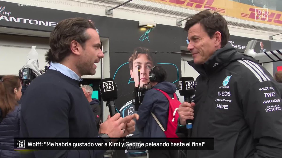 🗣️ Toto Wolff: "Viendo a estos dos competir, me hubiera gustado verles peleando hasta el final" #CanadaDAZNF1 🇨🇦