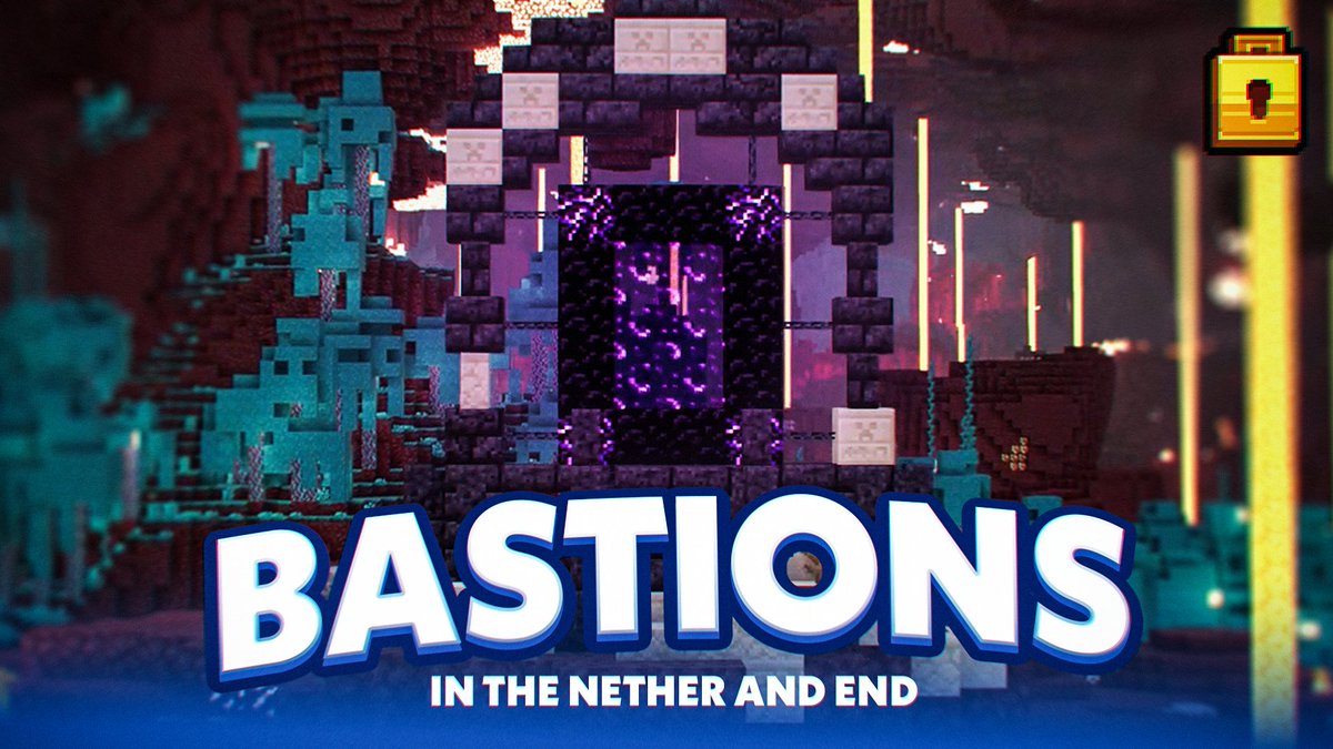 Just like the overworld, our Nether &amp; End are completely custom! Here are some sneak peeks at what you can expect on the other side of the Gridlock Map 👀⬇️