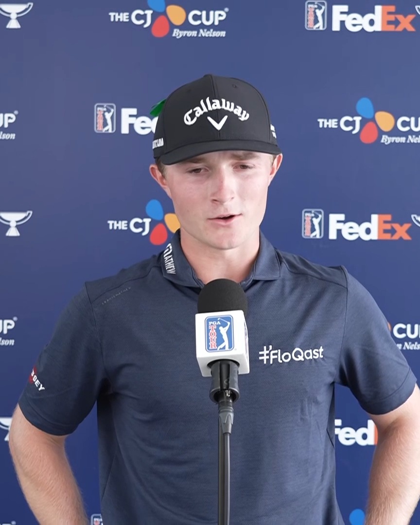🗣️ "I know my route to the PGA TOUR is a very uncommon route ... It's been pretty cool, and I'm really happy with the decision I made to turn pro." Big things ahead for 19-year-old Blades Brown.