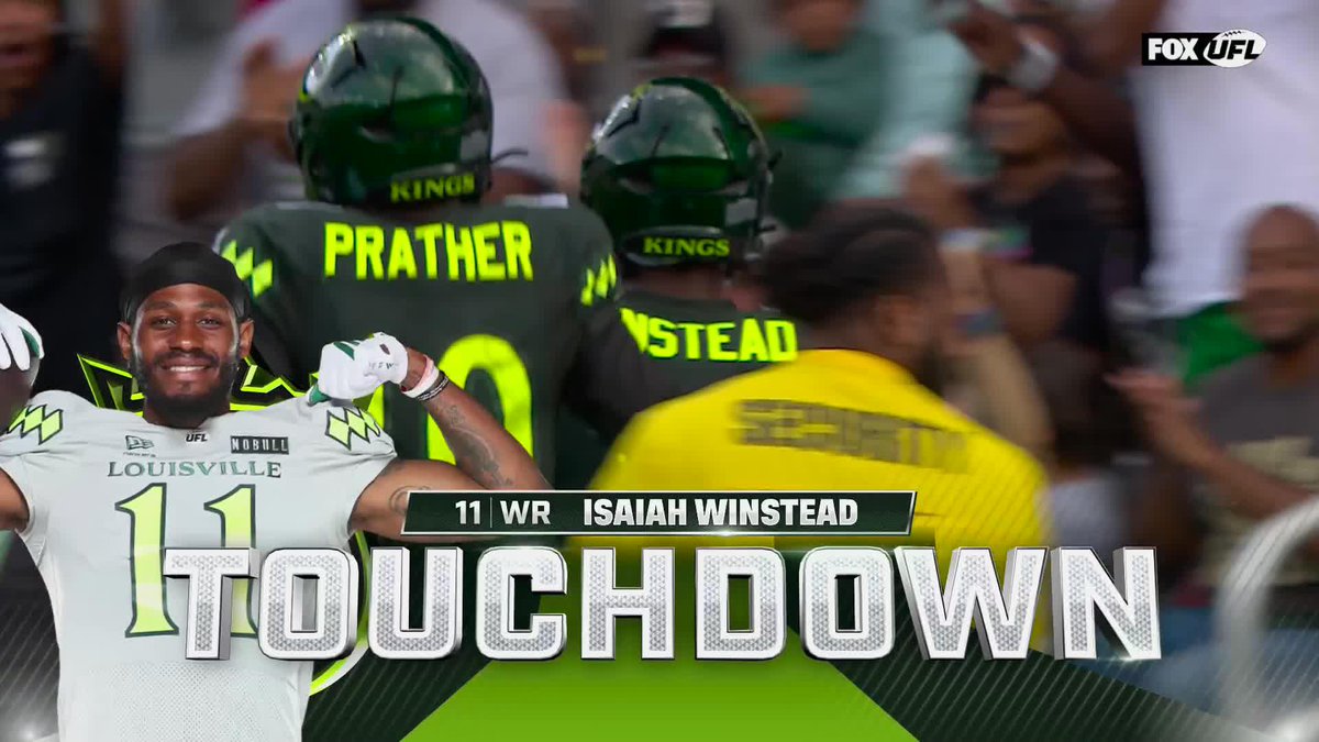 I'm thinking Isaiah Winstead will be back in the NFL sooner than later. What a year for the former ECU Pirates star. #UFL