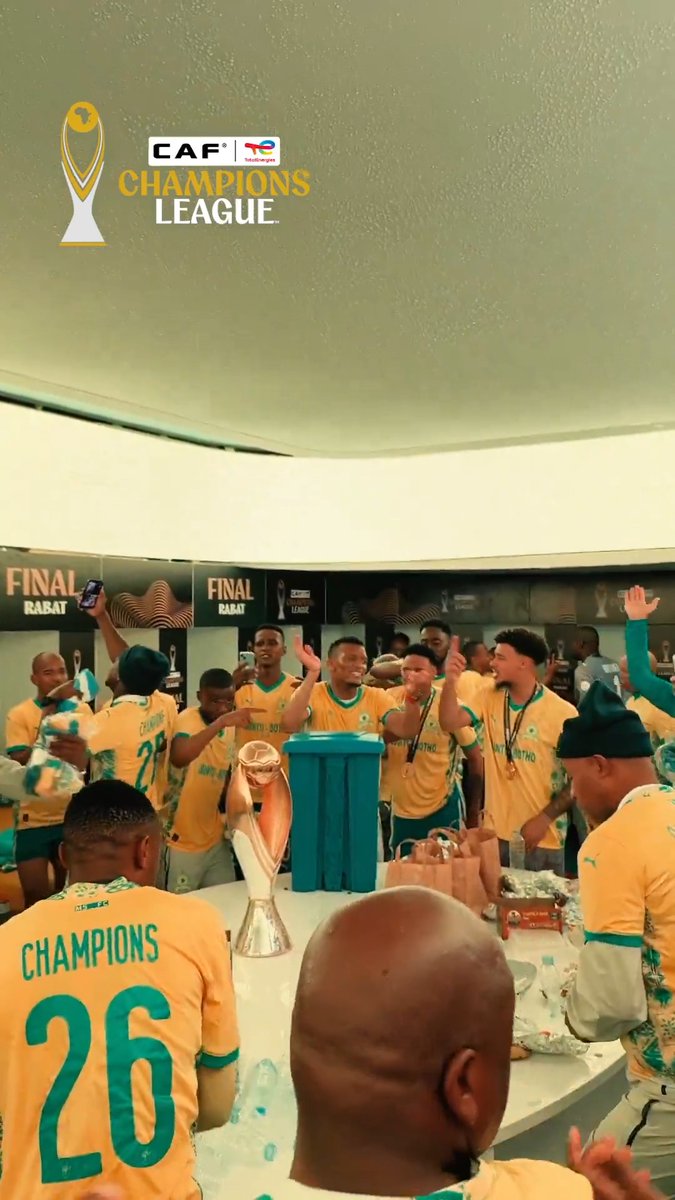 Celebrating like continental champions. ๐ซก #TotalEnergiesCAFCL