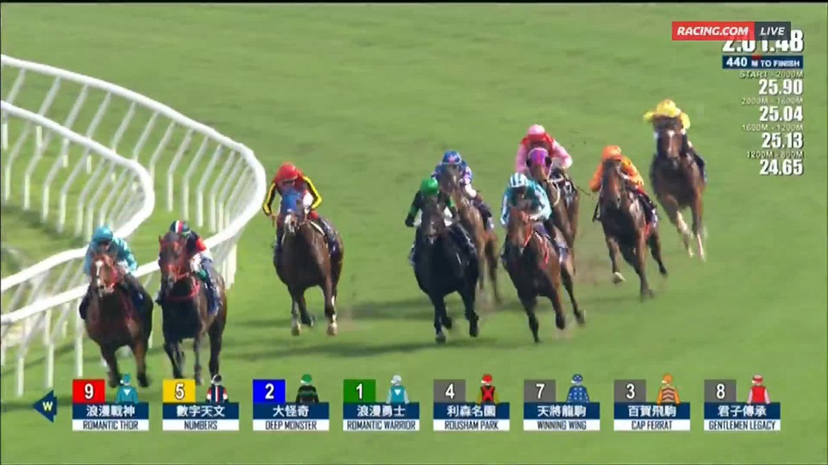 Will remember this one for a little while!! #RomanticWarrior 🩵 HKJC Racing #HKracing James McDonald 🇳🇿