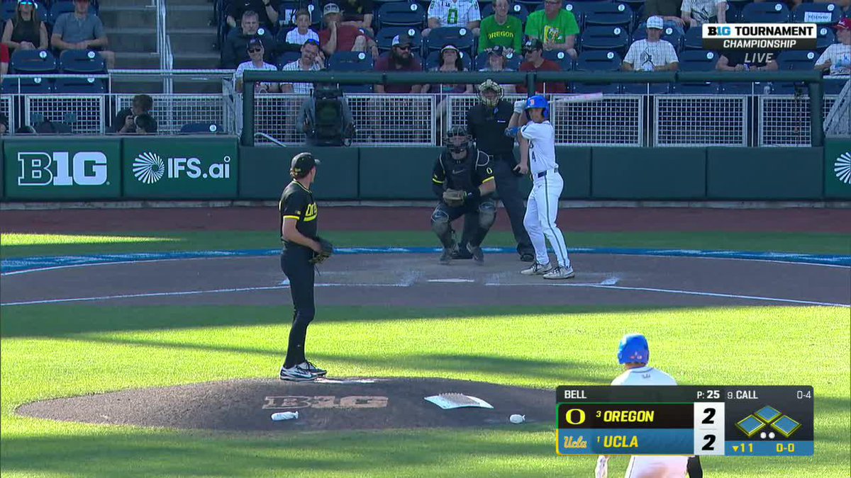 A walk off hit by pitch to win the Big Ten tourney That’s baseball