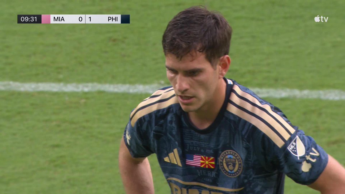 Two goals in 10 minutes for Milan Iloski 🎯 Philadelphia Union off to a strong start in Miami.