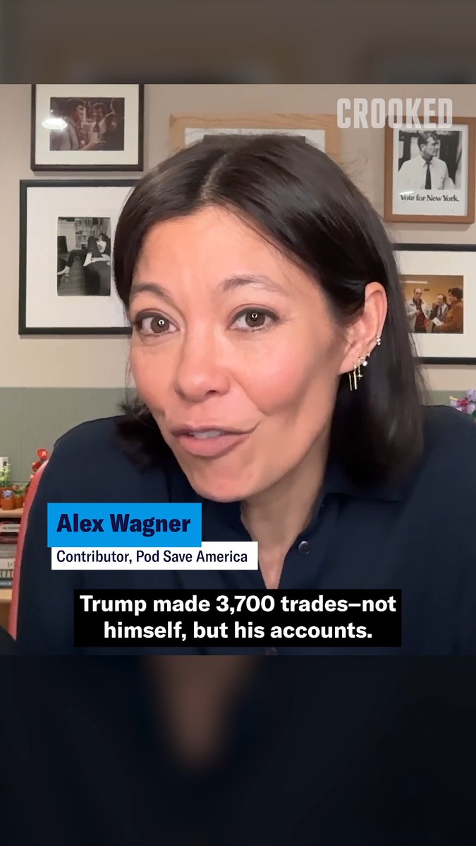 "The American people elected Donald Trump to put money in their pockets...not himself to expand his wealth." –Norm Eisen on Trump's absurd amount of stock trades last quarter.