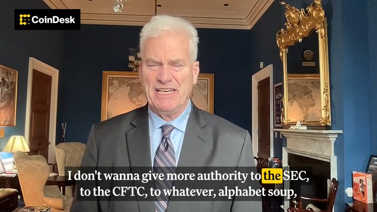 .Tom Emmer on The Policy Protocol argues crypto regulation should focus on โlight touchโ guardrails, not expanding the authority of agencies like the SEC or CFTC. โI want them to be serving the public, not ruling over them like we saw Gary Gensler doing,โ he said.